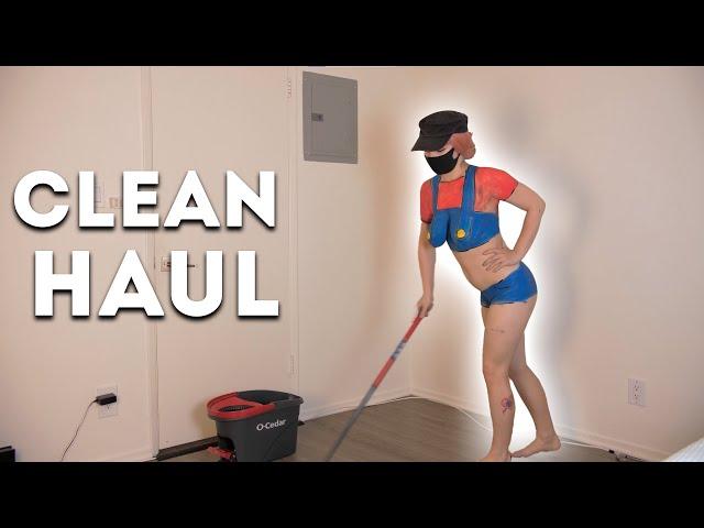 [4K Housewife] ️ Body art suit | How to clean floor | Body art Haul | Try Haul