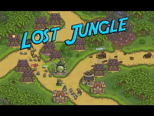 Kingdom Rush Frontiers - Lost Jungle - Veteran 3 Stars