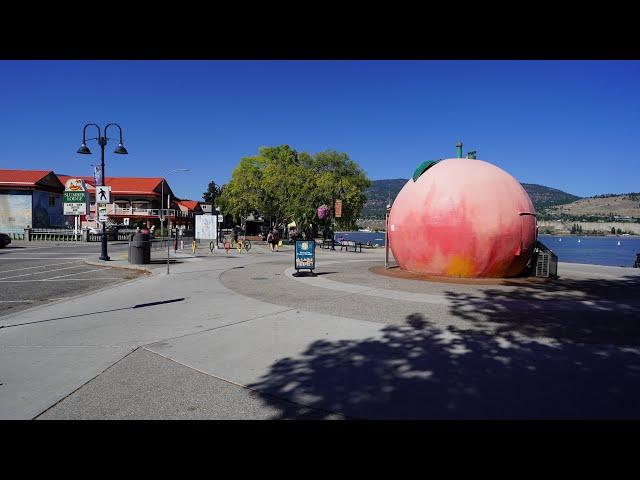 Penticton, British Columbia - Walking Tour in 4K (UHD)