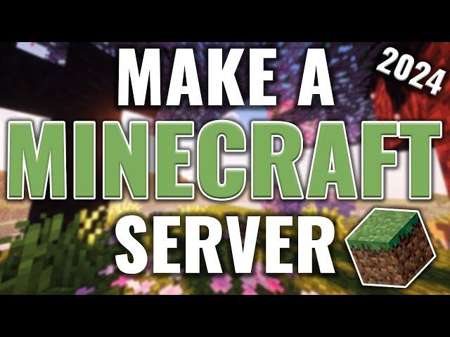 How to make a Minecraft server in 2024 | FIXED Java exception has occurred