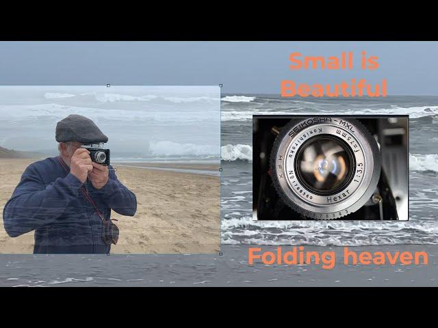 Great things come in small packages, folding heaven the Pearl 111  645 rangefinder camera