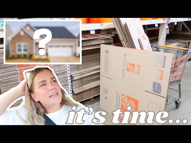 vlog: new house sneak peek, home inspection & packing!!! 