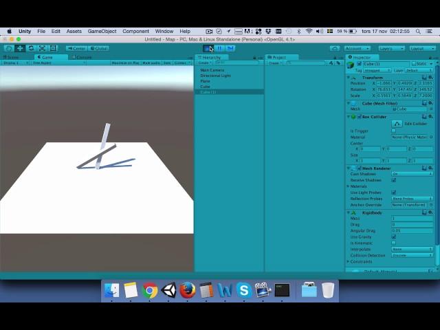 Unity How to connect two GameObjects using FixedJoint