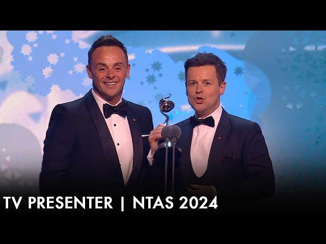 Ant and Dec's 23rd TV Presenter win!