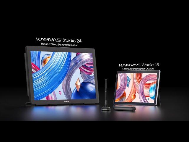 Introducing HUION Kamvas studio 16 & 24 - This is a standalone workstation