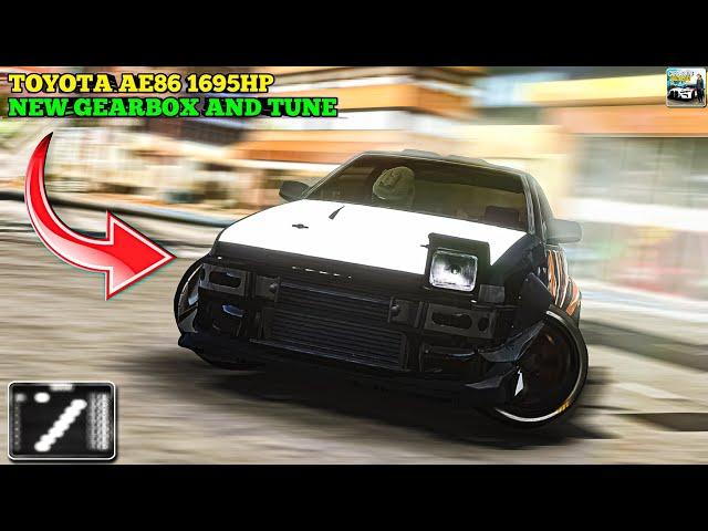 (UPDATED) SMOOTH AE86 DRIFT GEARBOX | CAR PARKING MULTIPLAYER NEW UPDATE | 1695HP