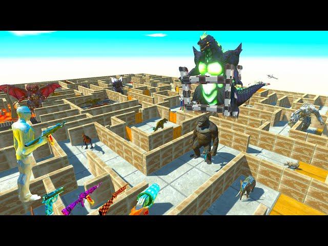 FPS AVATAR SAVE SUPER GODZILLA DEADLY MAZE PARKOUR - ARBS