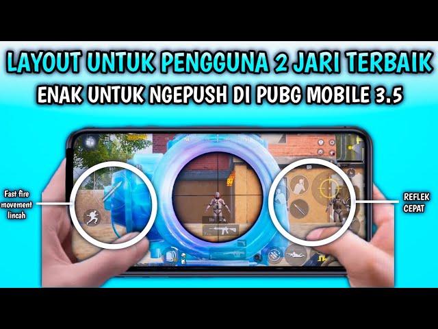 UPDATE LAYOUT 2 JARI PUBG MOBILE DI SEASON TERBARU | CARA SETTING LAYOUT PUBG | PUBG MOBILE 3.5