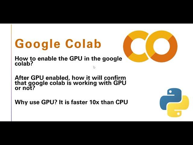 Google Colab GPU | How GPU enable in google colab? | How to check GPU is enabled in Google Colab?