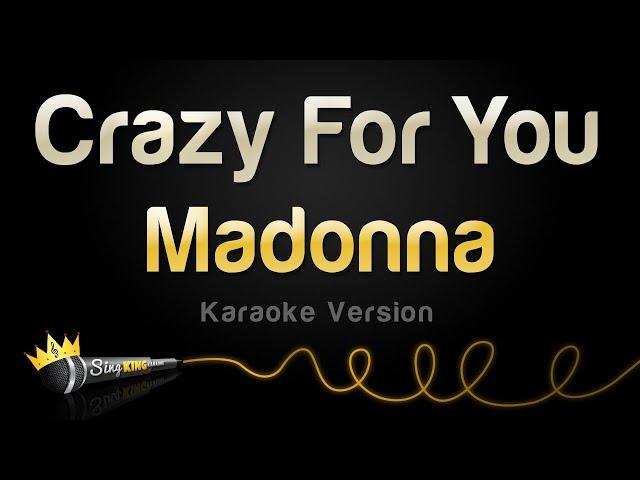 Madonna - Crazy For You (Karaoke Version)