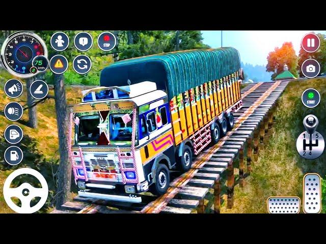 Indian Truck Offroad Cargo Drive 3D - Real Transport Truck Driving Simulator - Android GamePlay