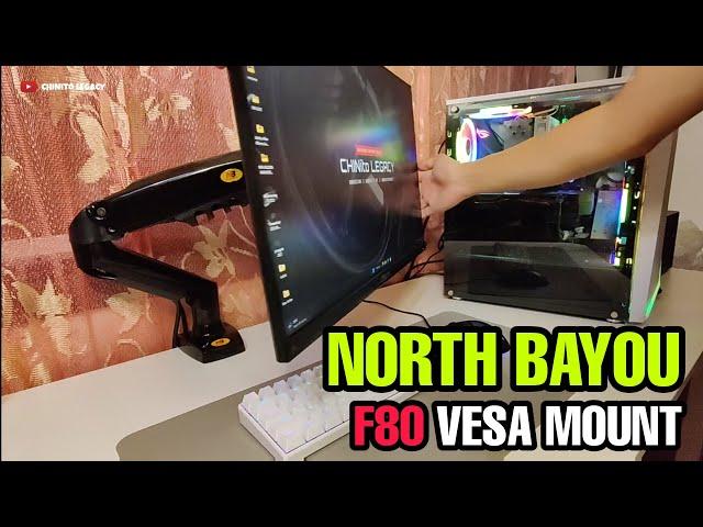 NORTH BAYOU F80 17" TO 30" DESKTOP MONITOR VESA MOUNT UNBOXING - ASUS VP249QGR MONITOR - SCOPE MOUNT