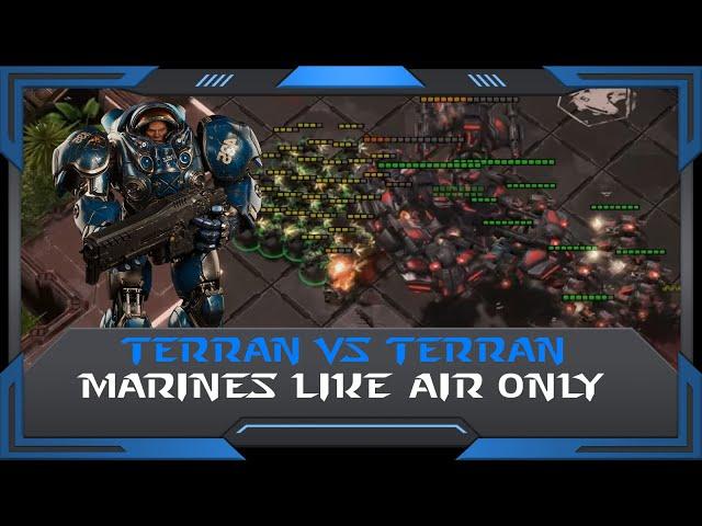 StarCraft 2 (RuFF Highlight): Marines Like Air Only