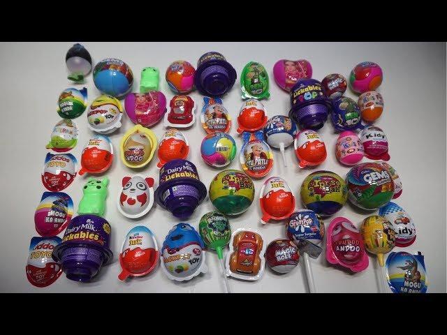 50  SURPRISE EGGS Huge Collection With Free Gift Inside