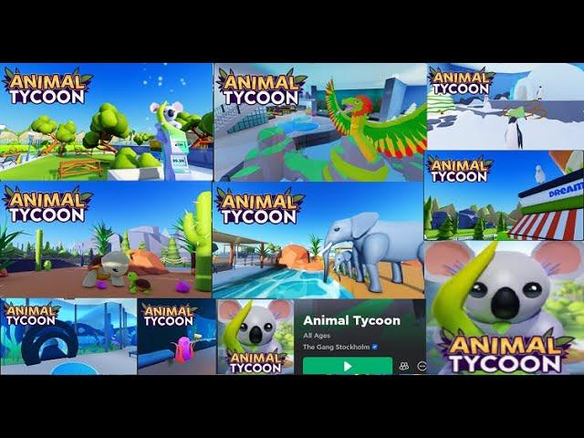 ANIMAL TYCOON in Roblox! Тайкон Зоопарка с животными в Роблокс! 