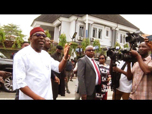 DRAMA!: Fubara Denied Access Into The Rivers House of Assembly Where He Went To Present The Budget