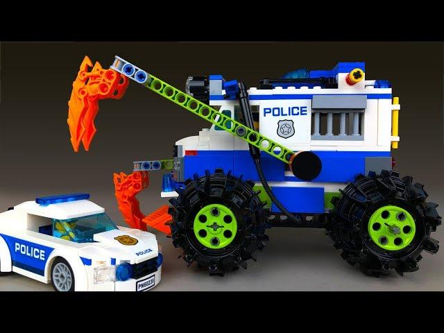 Police Car - Crusher  Cartoons about LEGO Police