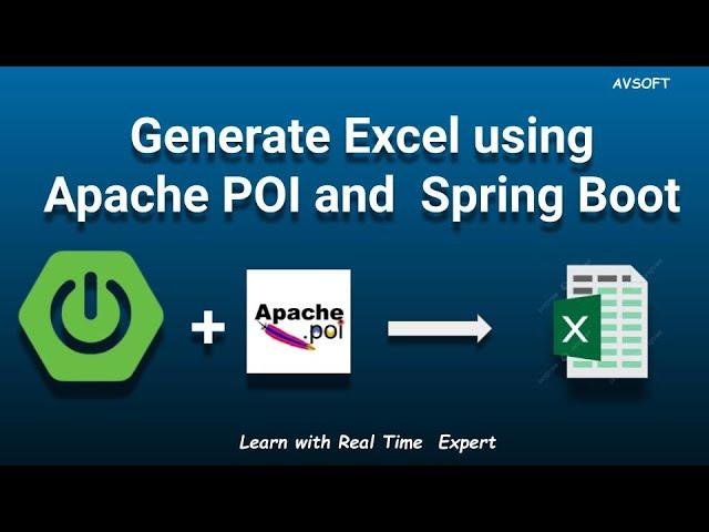 Spring boot | Generate Excel sheet using Spring Boot and Apache Poi