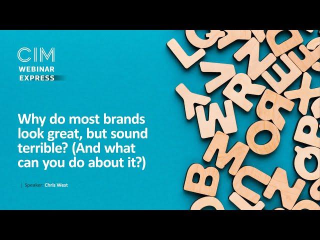 Why do most brands look great, but sound terrible and what can you do about it