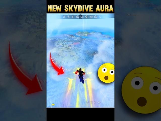  Unveiling the Legendary Winged Aura : Free Fire Skydive Skin Review  #shorts