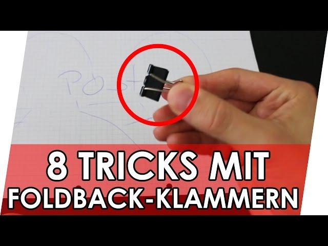 8 geniale Life Hacks mit Binder Clips | Geniale Fakten, Tricks & Life Hacks (deutsch)