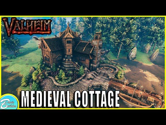 Valheim: How To Build A Medieval Cottage (Speedbuild)