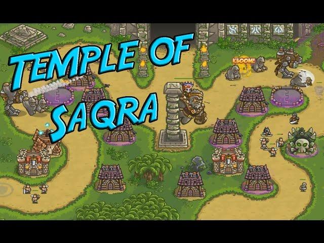 Kingdom Rush Frontiers - Temple of Saqra - Veteran 3 Stars