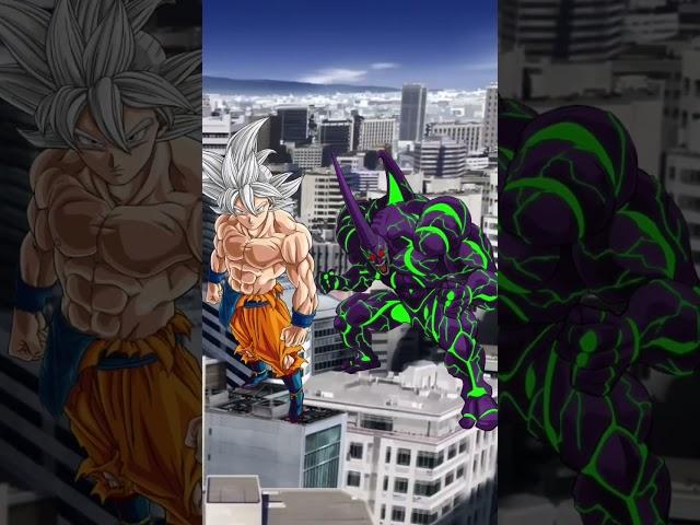 Goku vs one punch man #anime #shorts #amv #battle #edit #garou #god #music #saitama #viral #vs