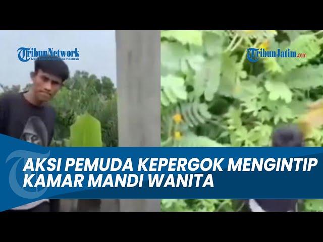 Viral Pemuda Kepergok Mengintip Kamar Mandi Wanita, Lari Terbirit-birit Usai Diteriaki