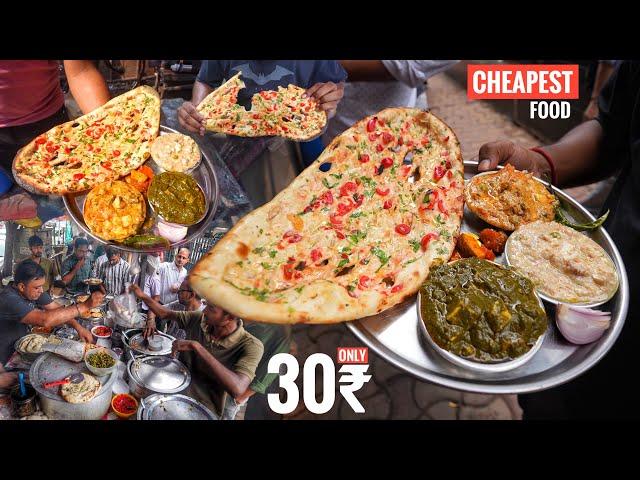 30₹/- Only | India’s Cheapest Thali in Kolkata | 14 Types Curry Rice & Naan | Street Food