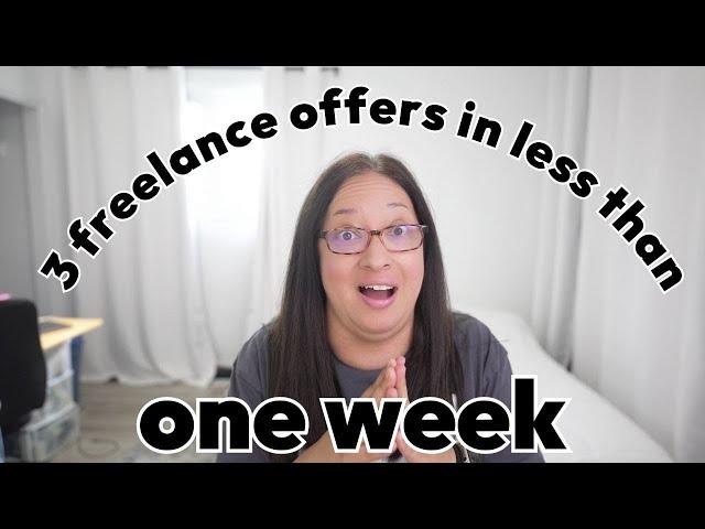 Getting 3 Freelance Writing Job Offers in Less Than One Week | tiny things I did to get clients