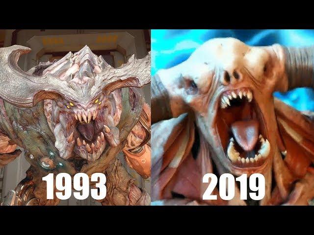 Doom 1993 - 2019: Cyberdemon Comparison