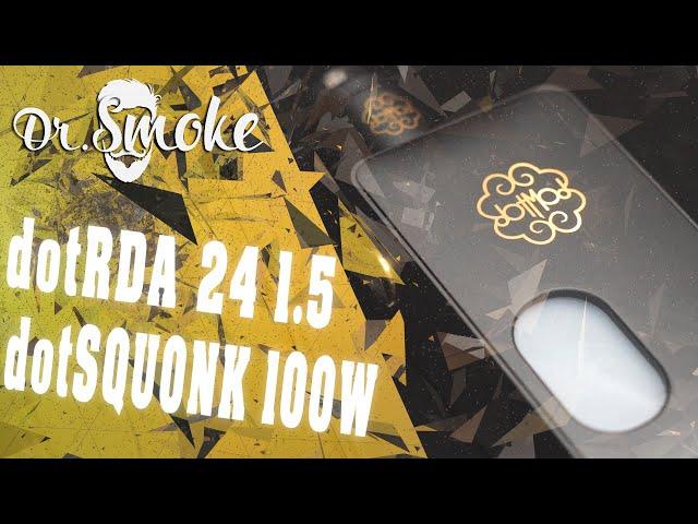 DotMod DotSquonk 100W + DotRDA v. 1.5 | Енот вещает | Лучший сквонк на рынке!