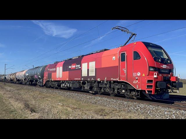 Bahnhof Straubing viel Lok Power und VOLLTREFFER RCG 2159 264 am 03.03.2025 mit schönem Zugverkehr