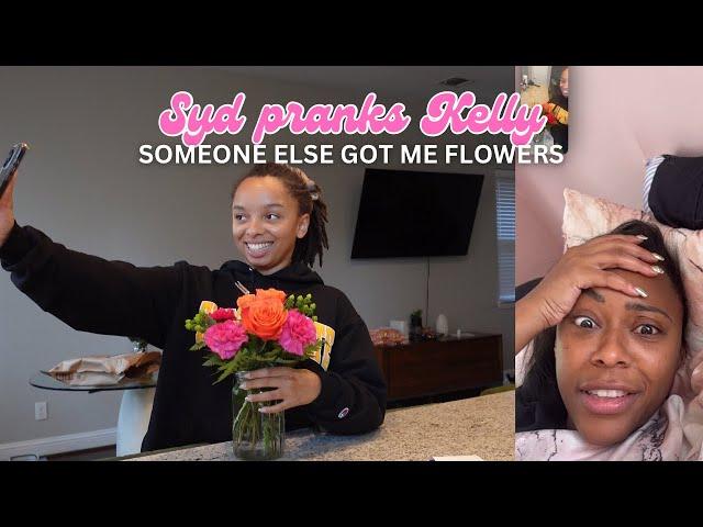 PRANKING MY GIRLFRIEND | WHO GOT ME FLOWERS| WLW| LESBIAN COUPLE| QUEER COUPLE| LGBTQ|