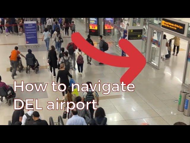 Arriving at the Delhi Airport: how to manage immigration, customs, baggage claim, and pick-up