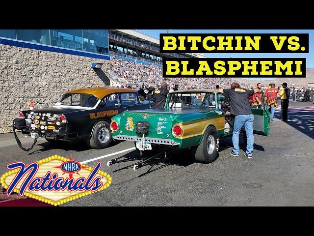 Bitchin vs. Blasphemi - VEGAS GRUDGE RACE - November 2019 NHRA Vegas Nationals - Part 2