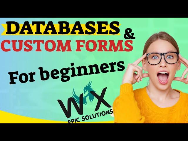 CREATE A DATABASE AND CUSTOM FORM FOR BEGINNERS  WIX WEBSITE