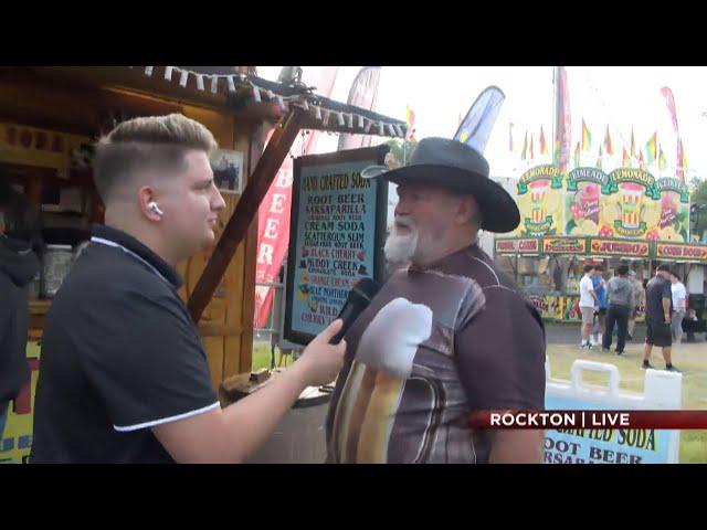 13 WREX's Dillon Valencia catches up with 'Wild West Soda' at Old Settlers Days