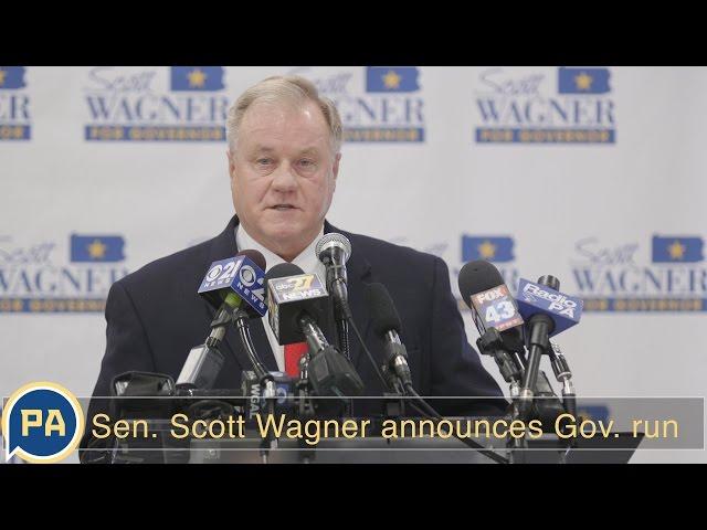 Watch Sen. Scott Wagner announce 2018 run for Pennsylvania Governor