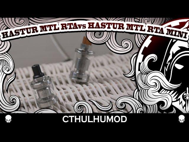 HASTUR MTL RTA vs HASTUR MTL RTA MINI by CTHULHUMOD | ЧТО ЛУЧШЕ?