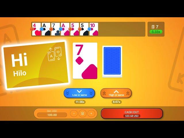 HiLo - SPRIBE | Testing New Casino Game