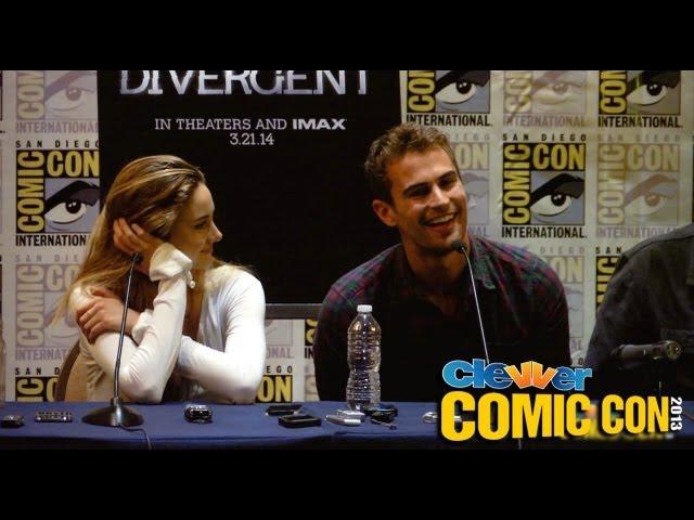 DIVERGENT Panel Comic-Con 2013: Shailene Woodley, Theo James, Veronica Roth, Neil Burger