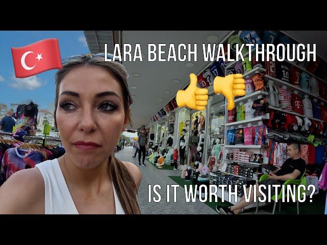 Lara Beach, Antalya Turkey Walkaround 2023