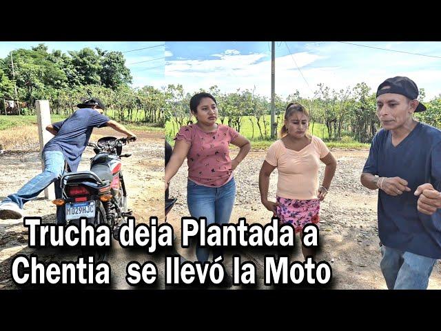 La Dejarón plantada|Trucha Confiesa Que Esta Arto y se va en la Moto Y Deja a pie a Chentia 