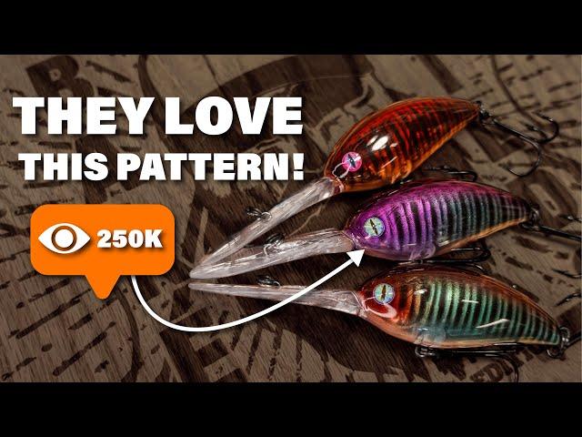 Lure Painting Beginner Pattern //  Popular Lure Pattern!