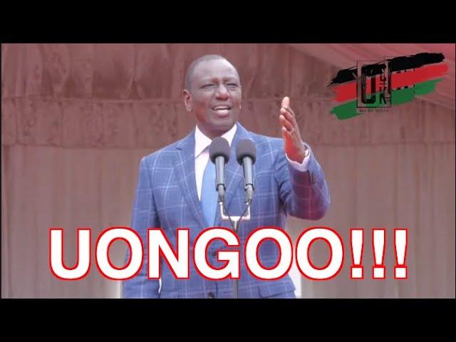 UONGOOO!!! LIES!! Ruto Cuts short his Speech in Embu after Crowds BOO him on SHA& Affordable Housing