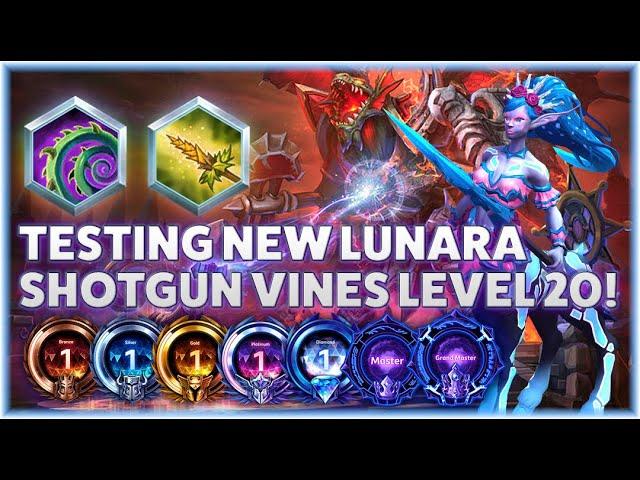 Lunara Vines - TESTING NEW LUNARA SHOTGUN VINES LEVEL 20! - B2GM Season 1 2025