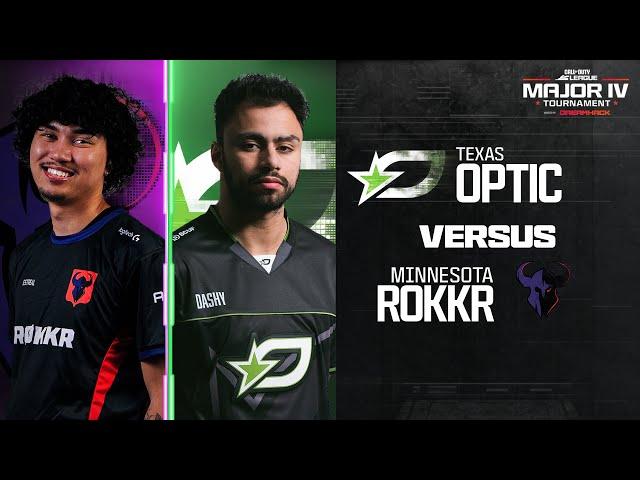 @ROKKRMN vs @OpTicTexas | Major IV Tournament | Elimination Round 3