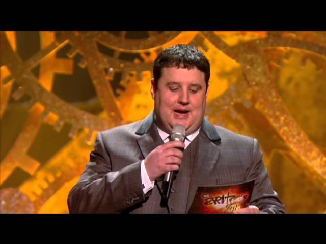 Peter Kay makes a joke | BRIT Awards 2010